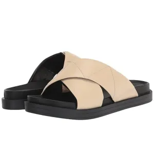 Сандалии Linney, бежевые, кожаные, с перекрестными ремешками, модель ZAP750 Aerosoles