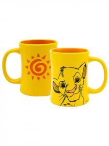 Кружка Simba 3D Relief, желтая, 360 мл Geda Labels