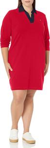 Мягкое повседневное платье Tommy Hilfiger Plus Women's, Chili Pepper
