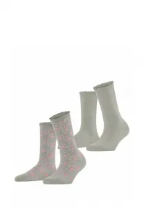 Носки «цветочный луг», комплект из 2 пар. Esprit, Storm Grey