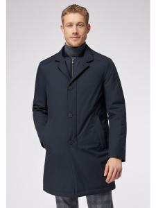 Зимнее пальто со съемным жилетом темно-синего цвета Roy Robson