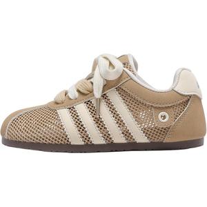 Нескользящие износостойкие низкие детские кроссовки для повседневной жизни Annil, коричневый