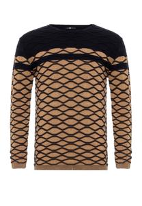 Свитер CIPO & BAXX, светло-коричневый