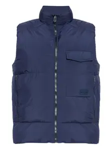 Стеганый жилет с карманом на молнии Ps Paul Smith, синий