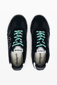 Черные кроссовки в стиле «балерина» в стиле гранж