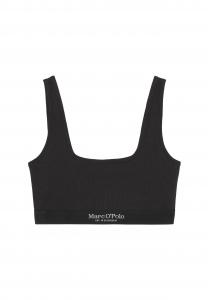 Бюстгальтер без косточек Iconic в рубчик Marc O'Polo, черный