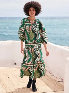 Heine платье с принтом "платье с принтом", оливковый