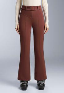 Лыжные брюки OYSHO WATER-RESISTANT HIGH-RISE FLARE STRETCH SKI, Light Brown