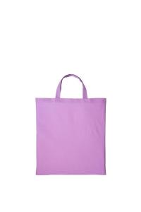 Хлопковая сумка-шопер с короткой ручкой Nutshell, фиолетовый