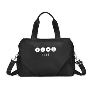 ELLE Дорожная сумка из ткани Unisex Black/Gray