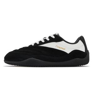 361° Низкие дышащие повседневные туфли на плоской подошве, устойчивые к истиранию, женские, черно-белые