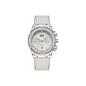 Lee Женские часы кварцевый механизм кожаный ремешок розовый циферблат подарочная упаковка