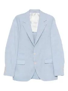 Однобортный пиджак Brunello Cucinelli, синий
