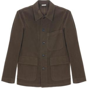 Мужская джинсовая куртка FW25 Dries Van Noten, коричневый