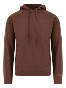 Худи Willbur с накладным карманом Mc2 Saint Barth, коричневый