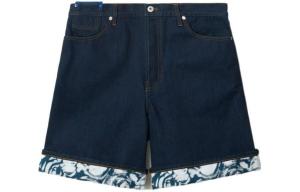 Burberry Мужские джинсовые шорты, цвет Blue