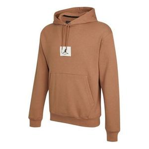 Толстовка Men's Air Jordan Essentials Statement Logo Printing Casual Sports Autumn Brown, коричневый