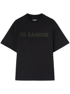 Jil Sander футболка с логотипом, черный