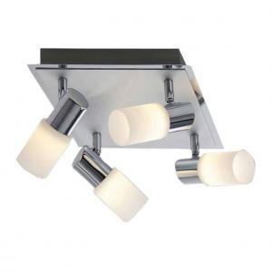 Светодиодный потолочный светильник Trio, с четырьмя прожекторами