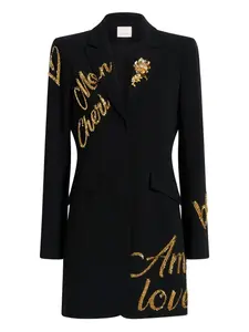 Декорированное платье мини Joel Cinq A Sept, черный