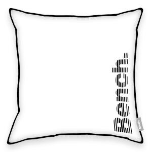 Скамья чехол на подушку 50/50 см Bench, черно-белый