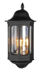 Светодиодный уличный настенный светильник MeineWunschleuchte Schwarz, Höhe 47 см, черный - пластик - 22 x 47 x 14 см