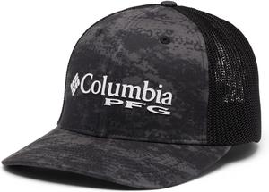 Кепка-ушанка унисекс для взрослых PFG Camo Mesh Columbia, Black Pfg Camo