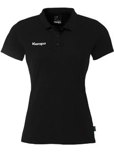 Kempa Женская классическая рубашка-поло Polo черного цвета