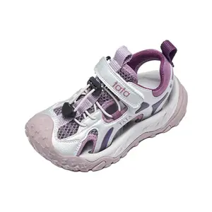 Детские сандалии с низким верхом, нескользящие и дышащие TATA, фиолетовый