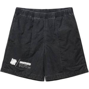 Шорты с логотипом в технике тай-дай UNDEFEATED, черный