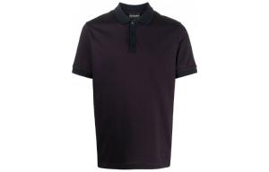 EMPORIO ARMANI Фиолетовая поло для мужчин