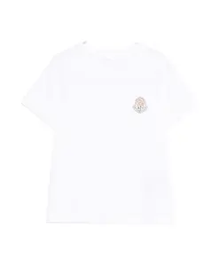 Футболка с логотипом Moncler, белый