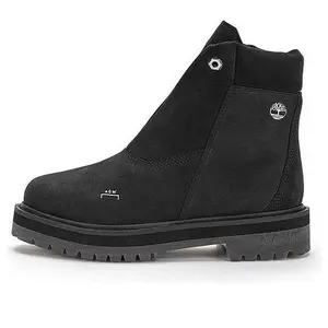 Кроссовки x a cold wall 6 inch premium side zip boot 'jet black nubuck' Timberland, черный