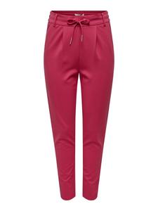 Узкие брюки со складками спереди ONLY Poptrash, Magenta