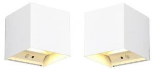 Настенный светильник MeineWunschleuchte Noona 2 шт, белый