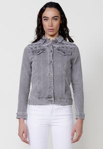 Джинсовая куртка Koroshi, деним серый