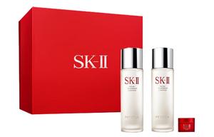 SK-II SK II Fairy Water сыворотки красная коробка наборы для ухода за кожей увлажняющие, питающие и стабилизирующие 75мл*2+15г