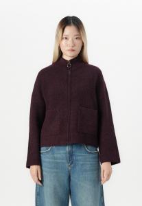 Кардиган Selected Femme SLFSIA ZIPPER CARDIGAN , Fig/Brown