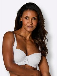 Бюстгальтер дирндль на косточках белого цвета SUSA