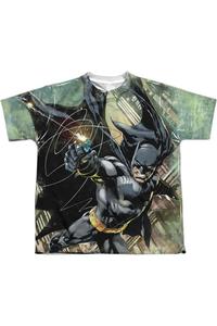 Футболка с коротким рукавом Batman Catch для детей Gildan, белый