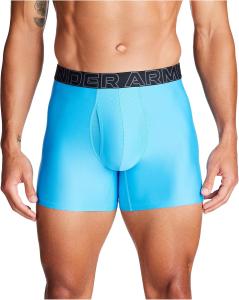 Under Armour мужские боксеры Tech 6-дюймовые, 1 шт, Viral Blue Solid