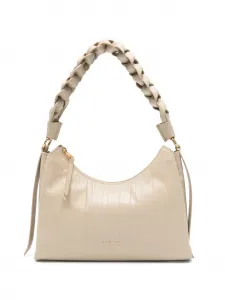 Сумка на плечо Boheme с плетеной ручкой Coccinelle, бежевый