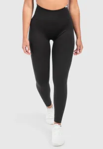 Леггинсы невидимые, бесшовные, с эффектом сборки, чулки из эластичной ткани. Smilodox, Schwarz