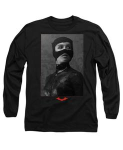 Мужская футболка с длинным рукавом "Женщина-кошка" (2022) с портретом в носке Batman, Black