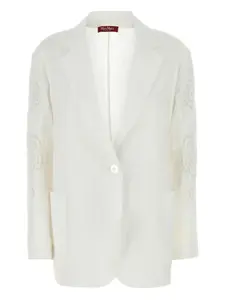 Блейзер Angizia с вышивкой MAX MARA, белый