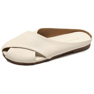 Женские сандалии с закрытым носком и резиновой подошвой, противоскользящие City camel, Apricot