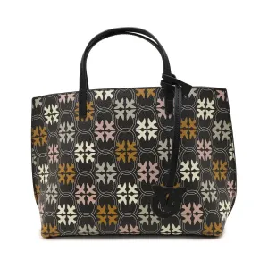 Кожаная сумка-шоппер Carrie Pinko, черный