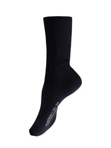 Носки Relax Cotton с манжетой, не сдавливающей мышцы, темно-синего цвета Hudson