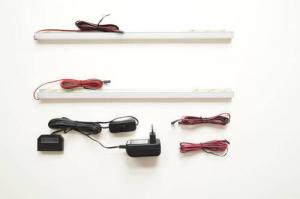 Светодиодная настенная лампа Livetastic, 30x2x2 см, черно-белый