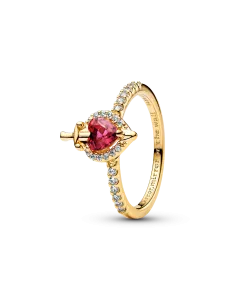 Кольцо злой королевы Диснея Pandora, 14-каратное золотое покрытие